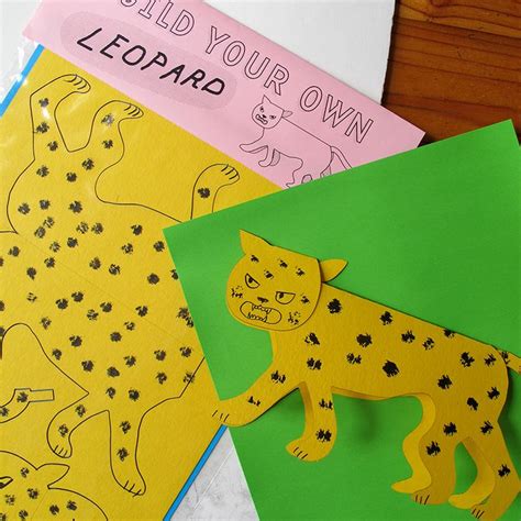 Build Your Own Paper Leopard Kit Diy For Kids Projects For Kids