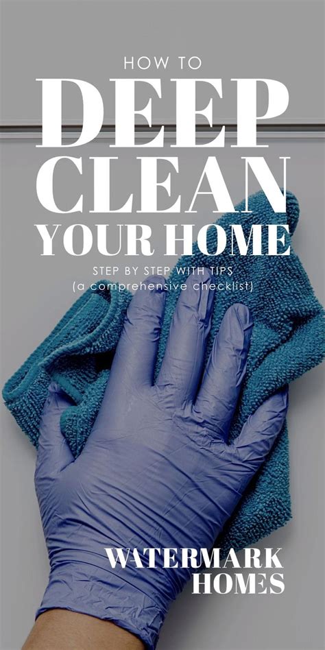 How To Deep Clean Your Home Step By Step Video Deep Cleaning