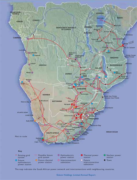 South Africa Map Grid