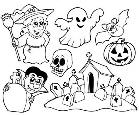 Desenhos De Halloween Para Colorir Atividades Educativas