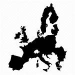 Europe Icon Map Western European Union Icons