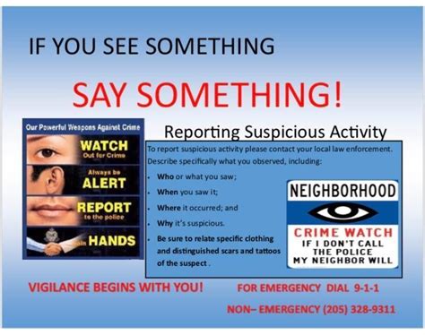 If You See Something Say Something Birmingham Police Department — Nextdoor — Nextdoor