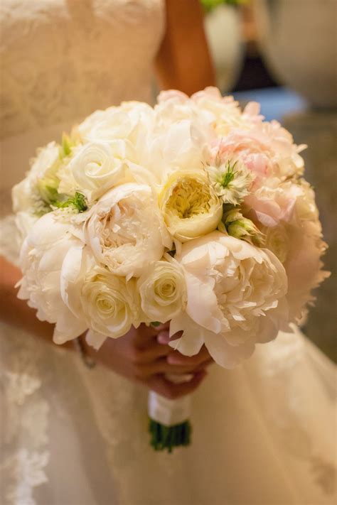 Classic Peony And Garden Rose Bouquet