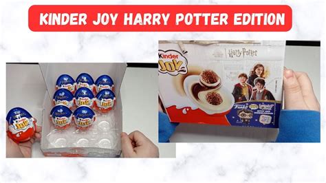 Kinder Joy Harry Potter Edition Unboxing Youtube