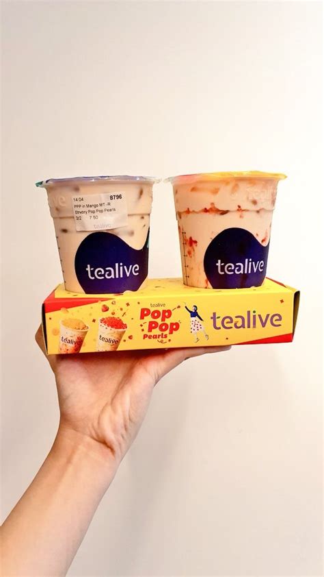 Review tealive strawberry pop pop pearls & mango pop pop pearls | #makeitpop tealive malaysia keluarkan series baru. Tealive Staff Recommends Mango Milk Tea With Mango Pop Pop ...