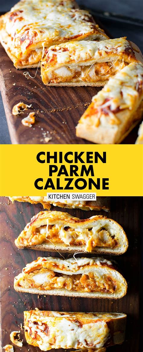 Sauté garlic and red bell pepper, in olive oil, for about 3 minutes (just enough to combine the flavors). Chicken Parmesan Calzone Recipe | Recipe | Recipes ...