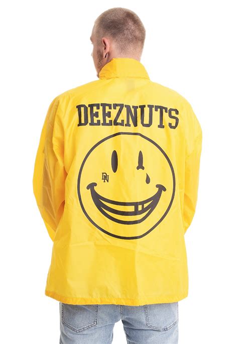 Deez Nuts Crooked Smile Gold Windbreaker IMPERICON UK