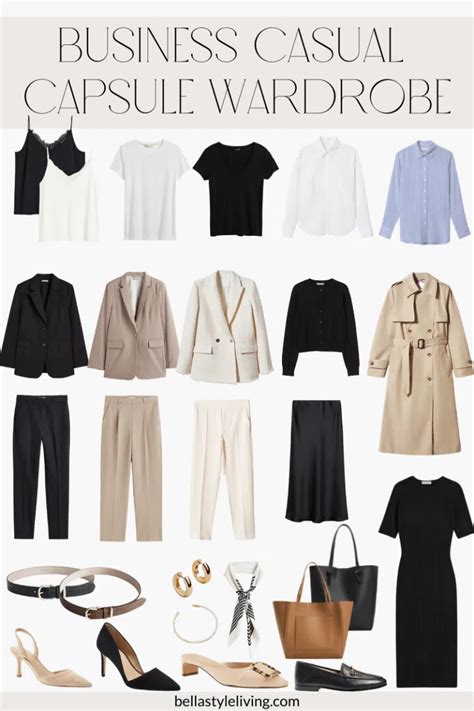 Key Workwear Essentials Business Casual Capsule Wardrobe