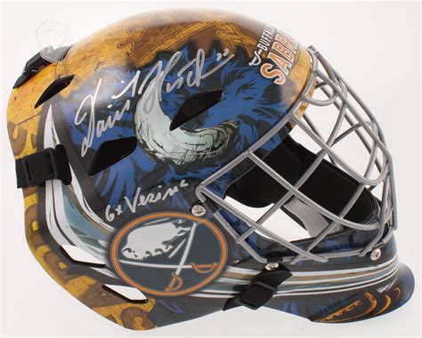 Born january 29, 1965) is a czech former ice hockey goaltender. Dominik Hasek Signed Sabers Full-Size Goalie Mask ...