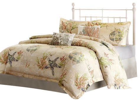 The perfect comforter set is soft, warm, and durable. JLA Harbor House Summer Beach Cotton Comforter Set, Multi ...