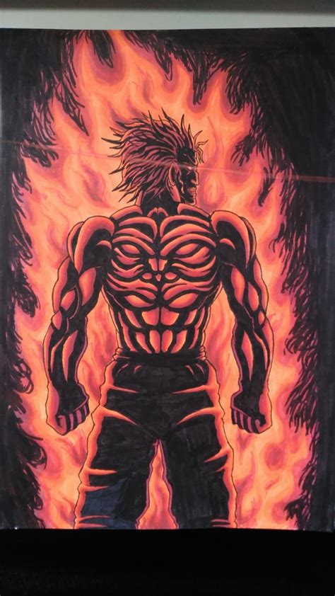 Yujiro Yujiro Hanma Hanmabaki Baki The Grappler Anime Fan Art I