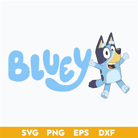Missy Bluey Dog Svg, Bluey Svg, Cartoon Svg Png Dxf Eps Digital File. | US
