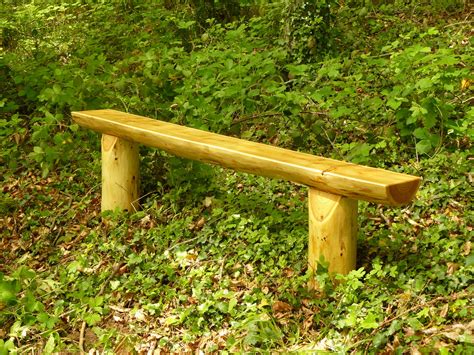 Simple Log Bench Wisewoods Wales