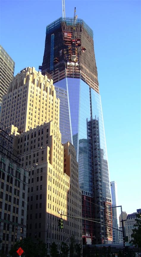 Thanks to the brave americans who risked. File:One World Trade Center under construction July 31 ...