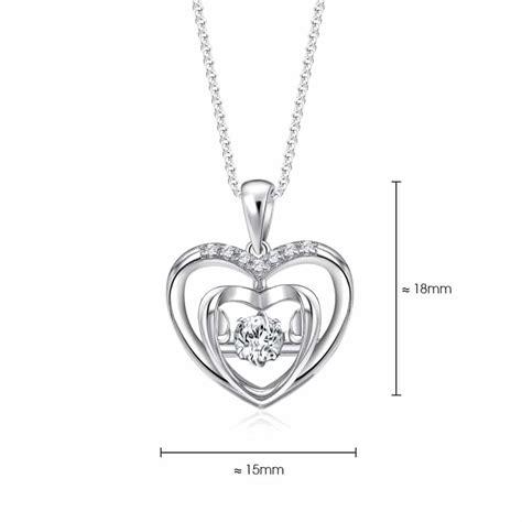 Chloe Heart Diamond Pendant Sk Jewellery