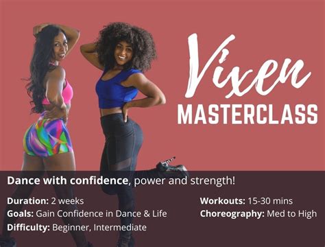 2 Week Masterclass Heels And Twerk Dance Vixen Masterclass Hip