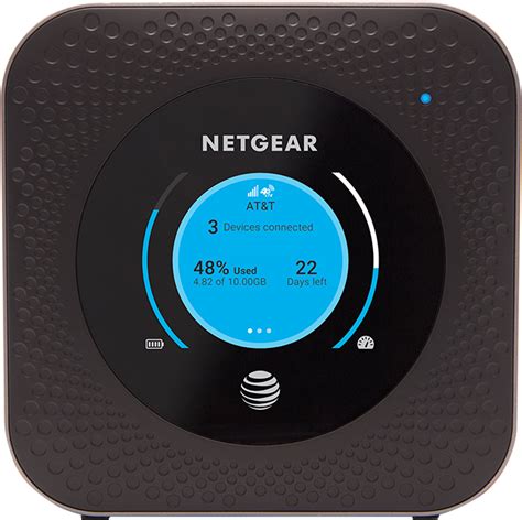 Netgear Nighthawk LTE Mobile Hotspot Router Steel Gray 512 MB from AT&T