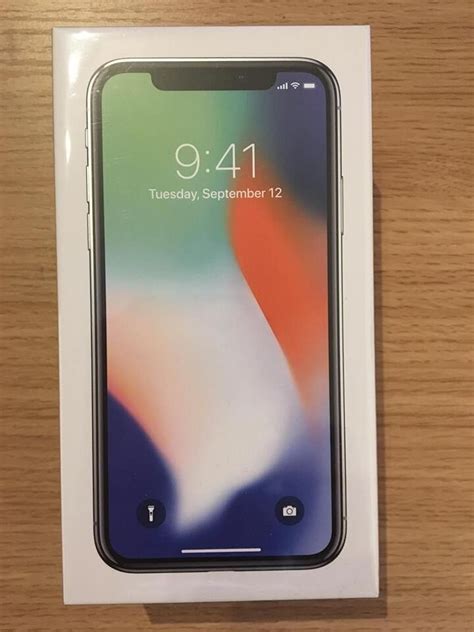 Brand New Sealed Unlocked Iphone X 256gb Silver In Chester