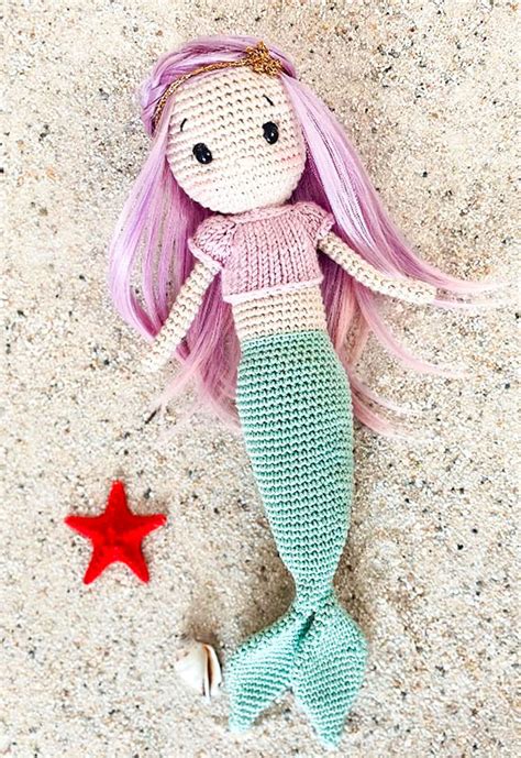 Scampi Crochet Mermaid Amigurumi Free Pdf Pattern Lovelycraft