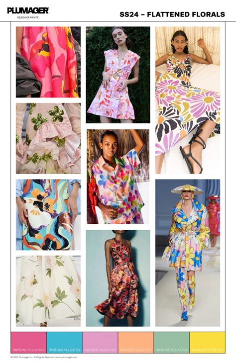 Print Trend Forecast Spring Summer 2024 Plumager Inc Color