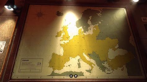 Wolfenstein New Order World Map Map With States