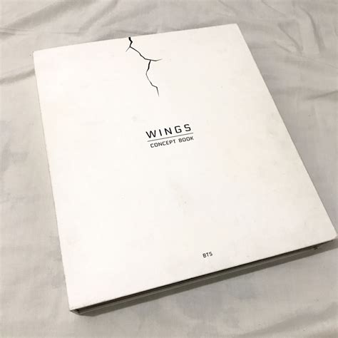 Bts Official Wings Concept Book Shopee Philippines