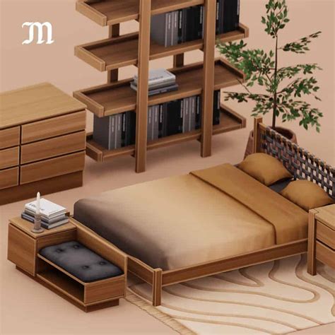 Moonride Sims 4 Cc Furniture Sims 4 Anime Sims 4 Bedr