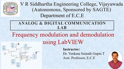 Adc Lab Frequency Modulation And Demodulation Using Labview Youtube