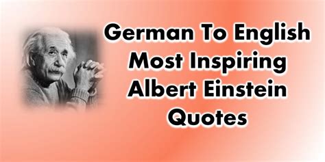 30 German To English Most Inspiring Albert Einstein Quotes Of All Time