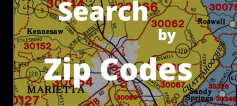 Metro Atlanta Zip Code Guide Brooks