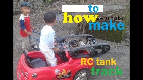 How To Make Rc Tank Track Diy Youtube