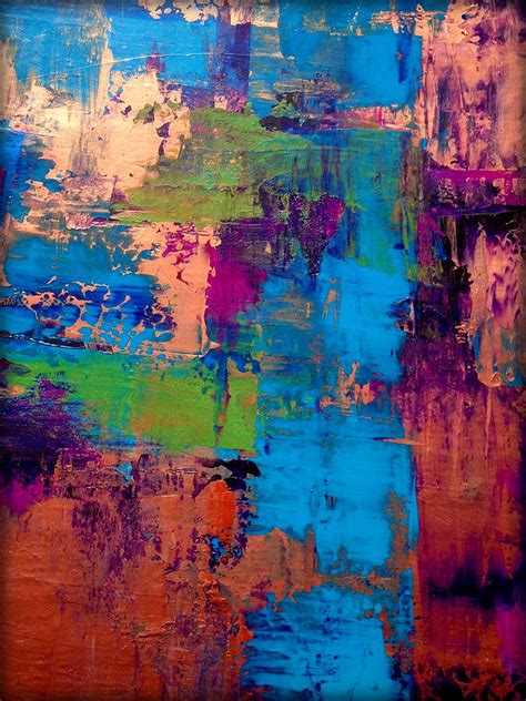 Multicolored Abstract Painting By Holly Anderson Fine Art America