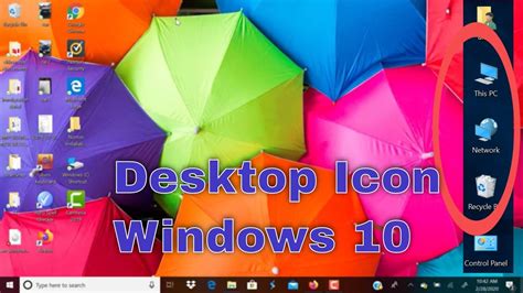Desktop Icon Setting On Windows 10 Youtube
