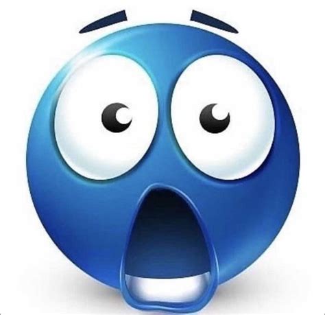 Jaw Drop Video Blue Emoji Funny Emoji Funny Emoticons