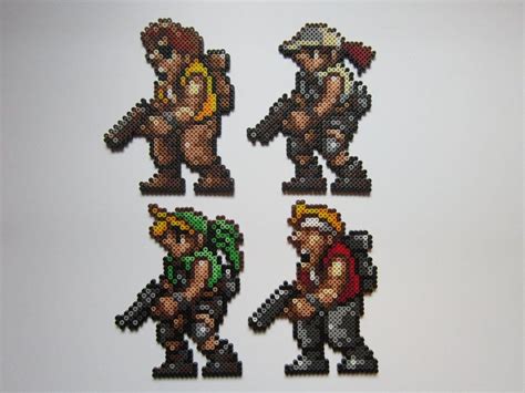 A Collection Of Characters From The Metal Slug Series Of Games For The