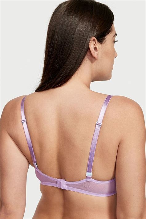 buy victoria s secret sexy tee lace trim push up bra from the victoria s secret uk online shop