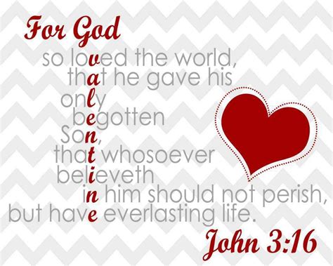 For God So Loved The World My Funny Valentine Happy Valentines