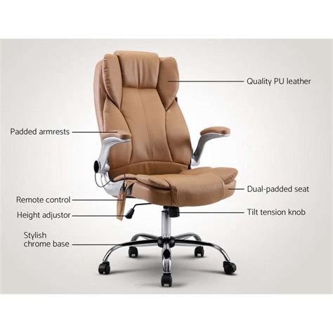Artiss Massage Office Chair 8 Point Executive Computer Chairs Woolworths
