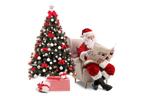 Santa Reading Newspaper Stock Photos Free And Royalty Free Stock Photos
