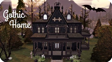 Sims 4 Vampires Speed Build Gothic Vampire Home Youtube