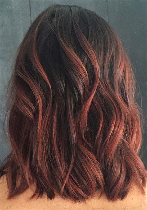 Proving that auburn hair colours and bangs are a match made in hair heaven, mad men's christina hendricks complemented her copper tones with a we hope you enjoyed these auburn hair colours! 100 Badass Red Hair Colors: Auburn, Cherry, Copper ...