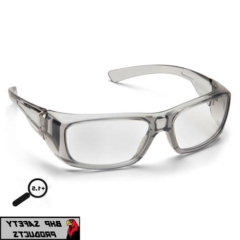 Pyramex Emerge Gray 1 5 Clear Full Magnifying Lens