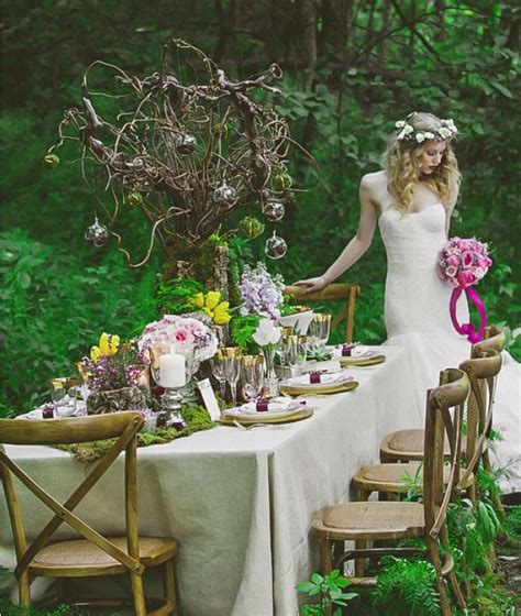 Picture Of Dreamy Woodland Wedding Table Decor Ideas 26
