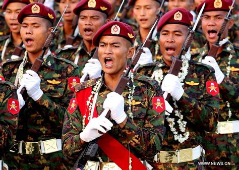 Armed Forces Day Myanmar Myanmar Military Holds Parade To Mark 72nd
