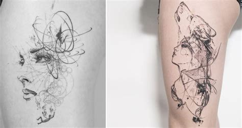 London Based Tattoo Artist Creates Beautiful Abstract Tattoos Inspired