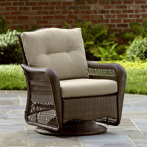 Outdoor gliders are a great alternative to traditional rocking chairs. Grand Harbor May Street Swivel Glider - Outdoor Living ...