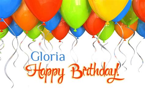 Birthday Greetings Gloria