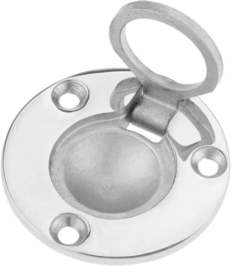 Mtsooning Boat Hatch Handle Stainless Steel Round Pull Ring Latch