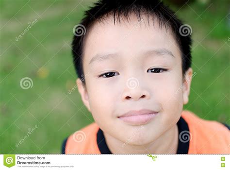 Young Asian Boy Eyes Stock Image Image Of Lonely Focus 73599009