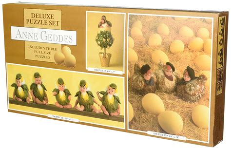 Anne Geddes Deluxe Puzzle Set 3 Full Size Puzzles Toys